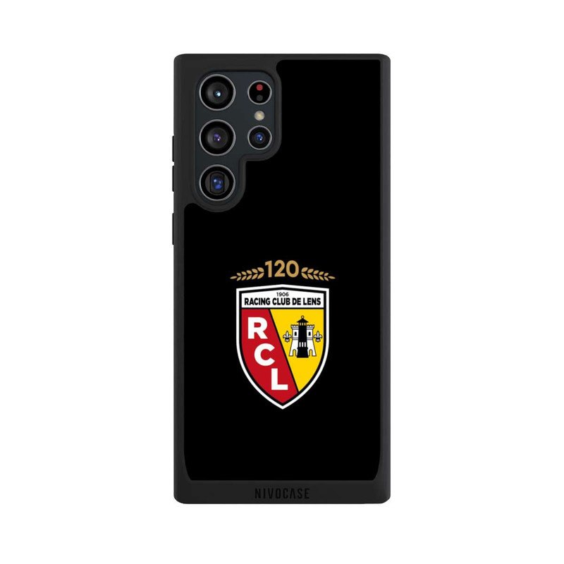 Galaxy S22 Ultra NIVOpure RC Lens 120 Jahre Jubiläums Logo schwarz