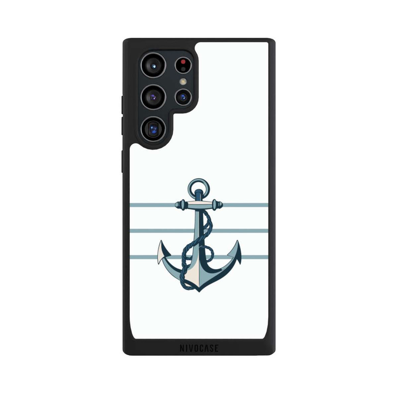 Galaxy S22 Ultra NIVOpure Anchor Line White mit KI
