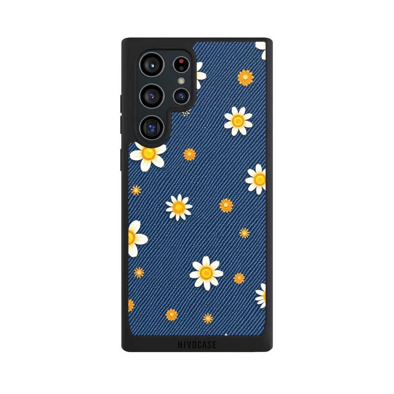 Galaxy S22 Ultra NIVOpure Jeans Flowers with AI