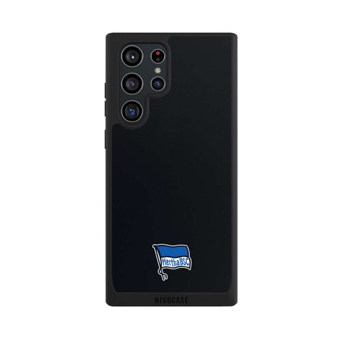 Samsung Galaxy S22 Ultra NIVOpure Hertha BSC Logo Schwarz