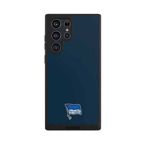 Samsung Galaxy S22 Ultra NIVOpure Hertha BSC Logo Dunkelblau