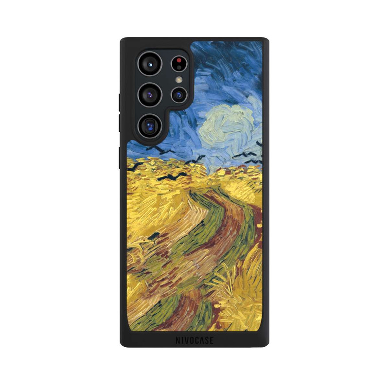 Galaxy S22 Ultra NIVOpure Weizenfeld mit Raben Wheatfield with Crows by Vincent van Gogh