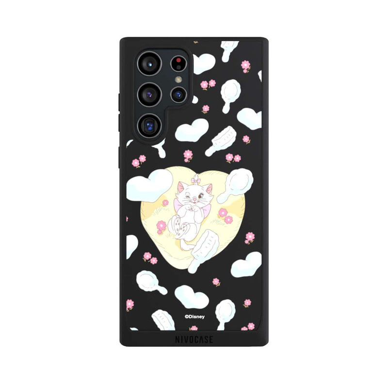 Galaxy S22 Ultra NIVOpure Aristocats Marie Hearts Yellow Transparent