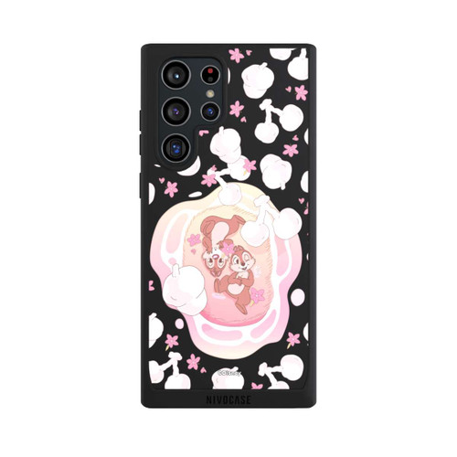 Samsung Galaxy S22 Ultra NIVOpure Chip and Dale Pink Transparent