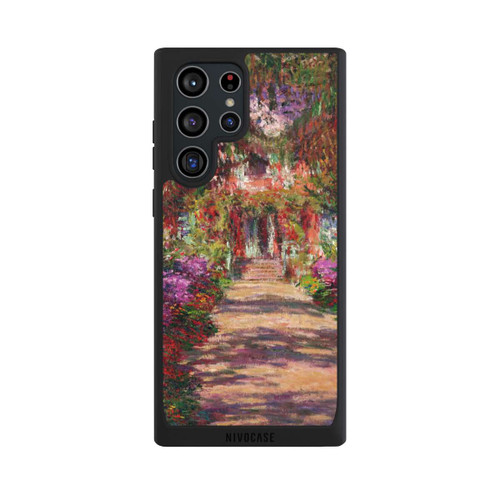 Samsung Galaxy S22 Ultra NIVOpure Eine Allee in Monets Garten in Giverny by Claude Monet