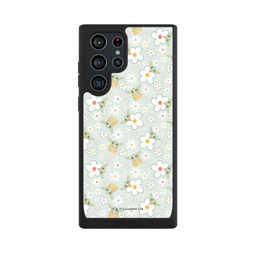 Samsung Galaxy S22 Ultra NIVOpure Baby Yoda Blumen Muster