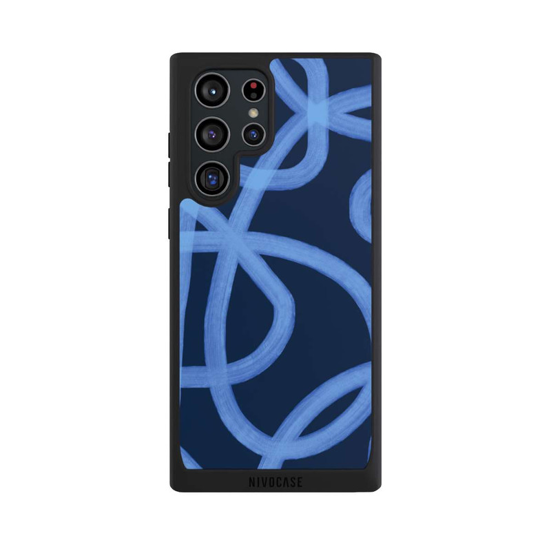 Galaxy S22 Ultra NIVOpure Laced Up Tones of Blue