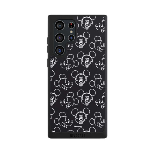 Samsung Galaxy S22 Ultra NIVOpure Disney Mickey Muster Schwarz