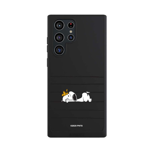 Samsung Galaxy S22 Ultra NIVOpure Snoopy Woodstock Streifen Peanuts Transparent
