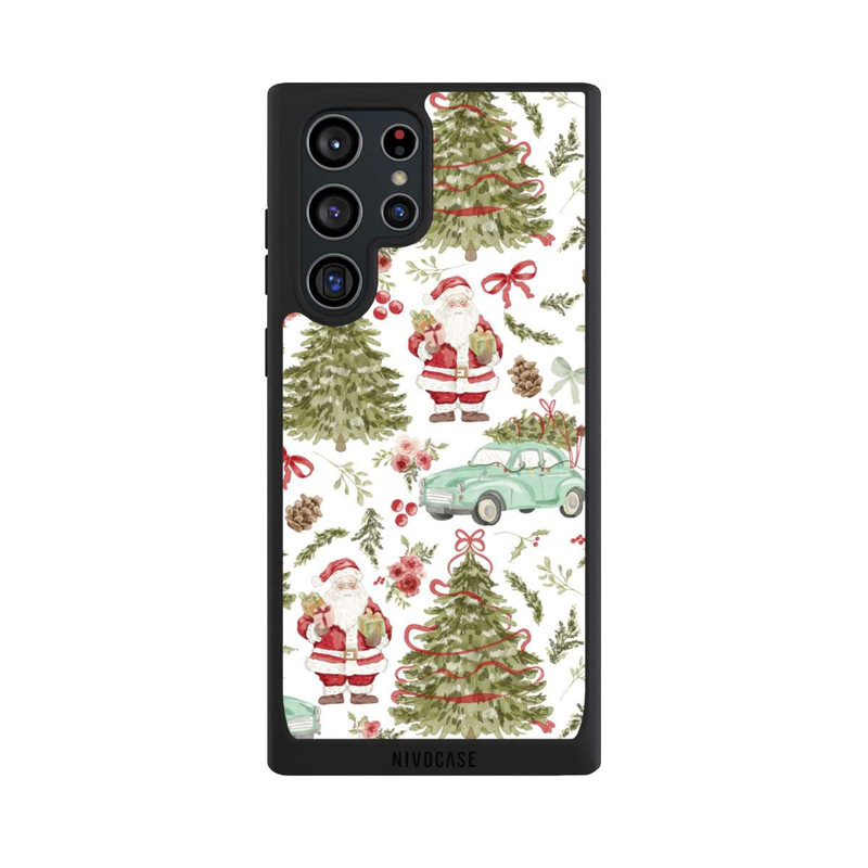 Galaxy S22 Ultra NIVOpure Weihnachtsfreude Vintage Muster 
