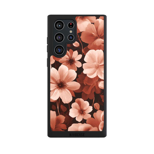 Samsung Galaxy S22 Ultra NIVOpure Rote Negativblumen mit KI