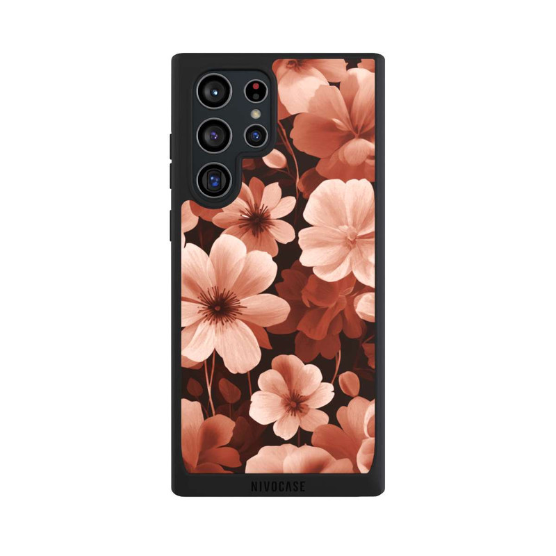 Galaxy S22 Ultra NIVOpure Rote Negativblumen mit KI