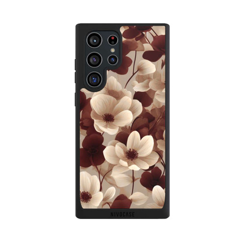 Samsung Galaxy S22 Ultra NIVOpure Naturfarbenes Blumenmuster mit KI