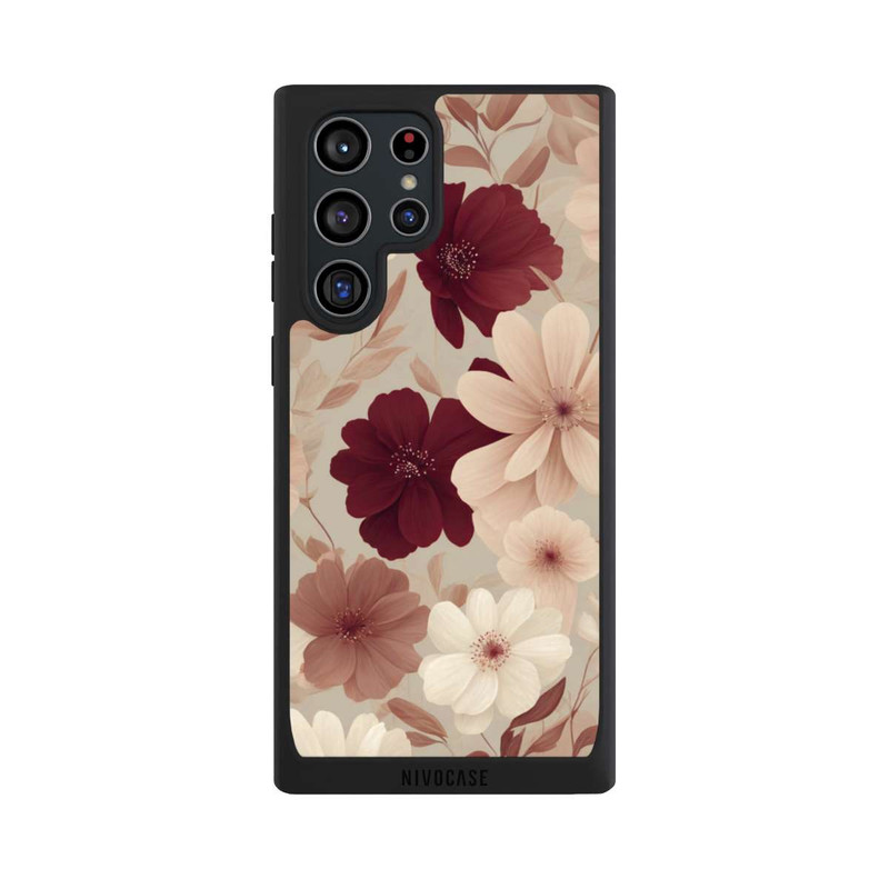 Galaxy S22 Ultra NIVOpure Romantic Flowers Beige with AI