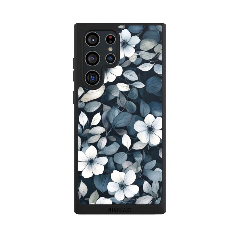 Galaxy S22 Ultra NIVOpure Blaue Negativblumen mit KI