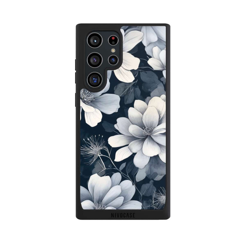 Galaxy S22 Ultra NIVOpure Dunkle Negativblumen mit KI