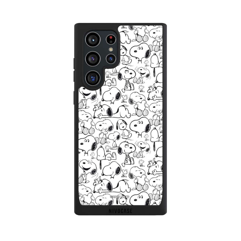 Galaxy S22 Ultra NIVOpure Classic Snoopy Pattern White