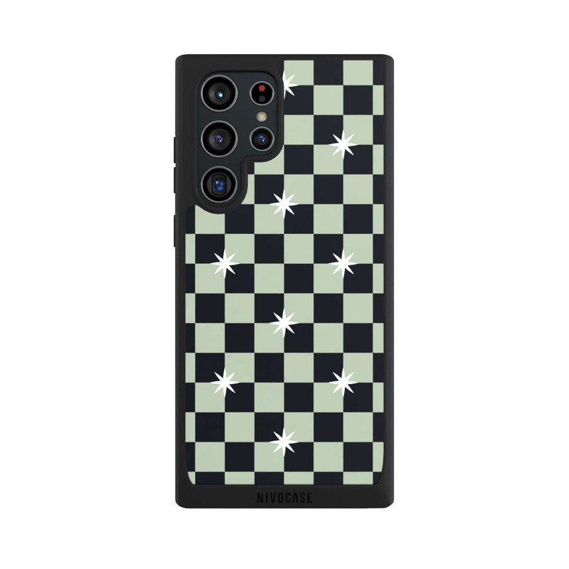 Galaxy S22 Ultra NIVOpure Schachbrett Sterne