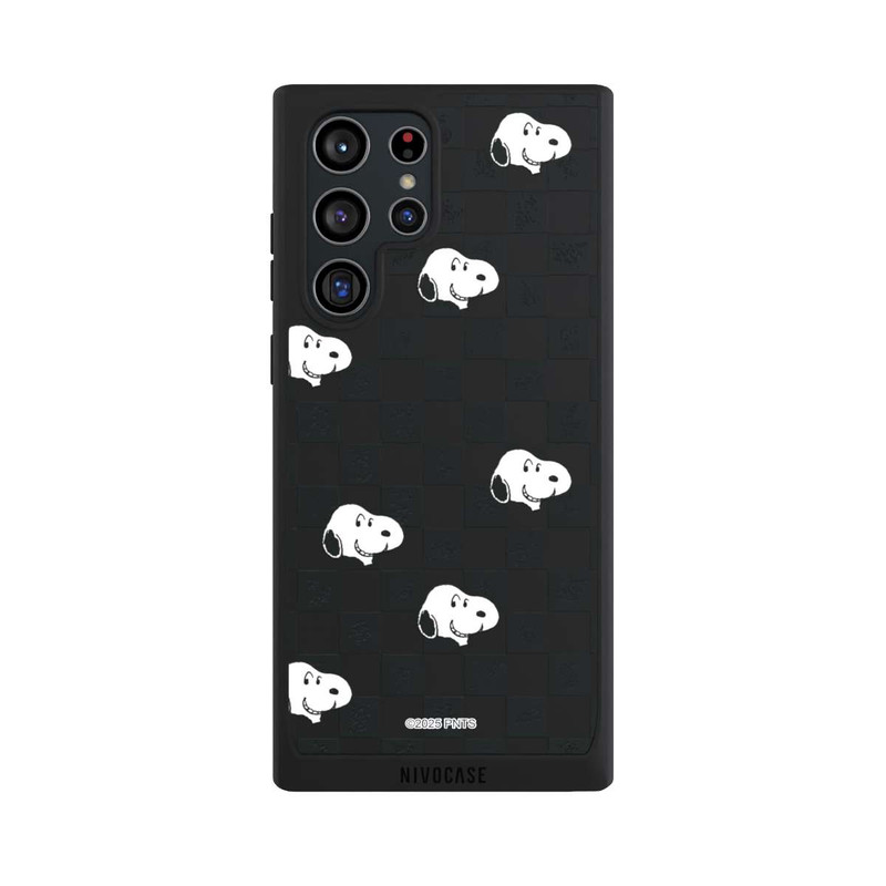 Galaxy S22 Ultra NIVOpure Snoopy Checked Pattern