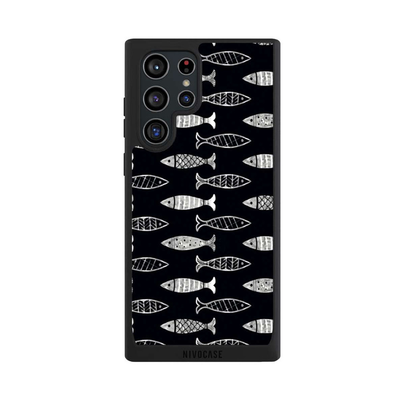 Galaxy S22 Ultra NIVOpure Black Fishy Theme