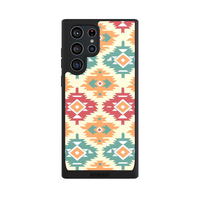 Galaxy S22 Ultra NIVOpure Modern Tribal Boho Aztec Geometric Design 1