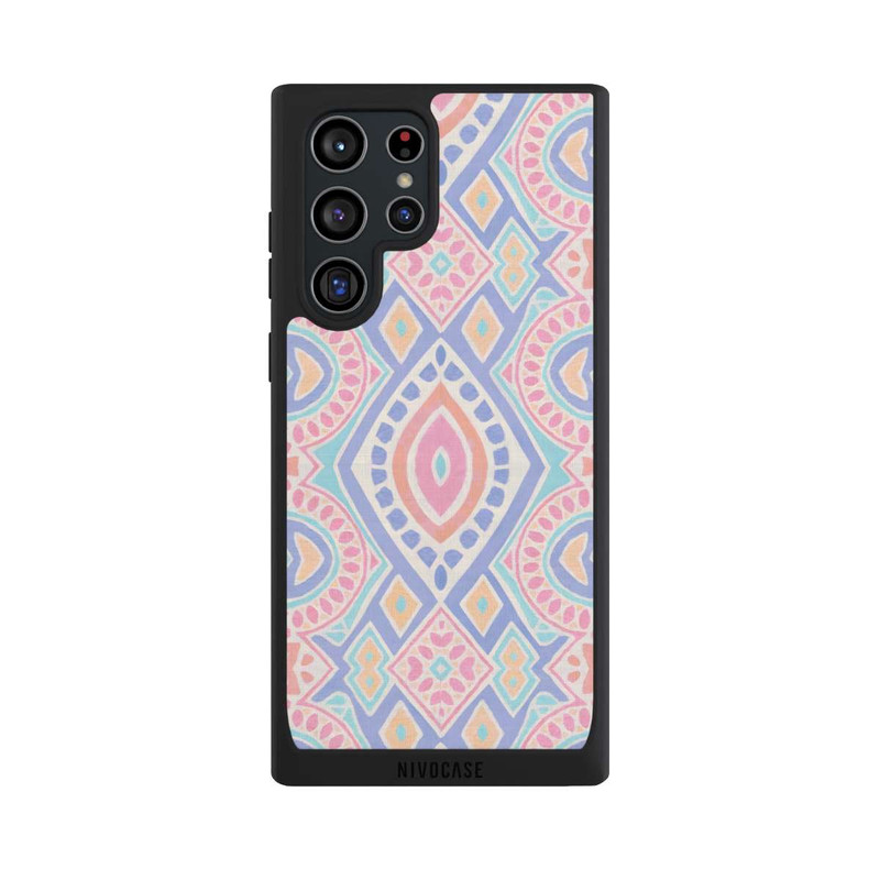 Galaxy S22 Ultra NIVOpure Boho Geometric Mosaic Intricate Tribal Design