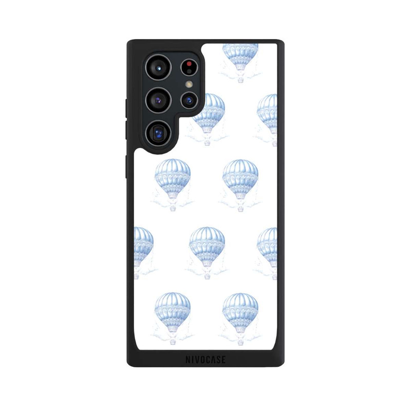 Galaxy S22 Ultra NIVOpure Balloon Pattern Girl Toile de Jouy avec IA