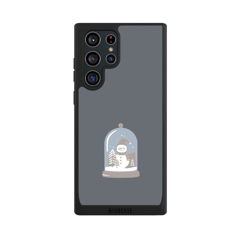 Galaxy S22 Ultra NIVOpure Minimalist Snow Globe with Snowman