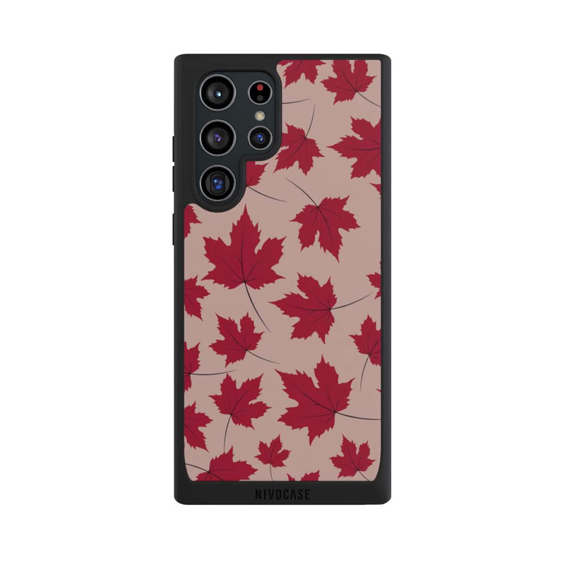 Galaxy S22 Ultra NIVOpure Herbstzauber Rote Blätter