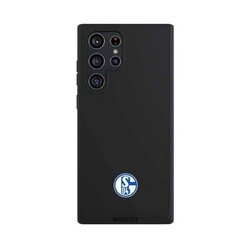 Samsung Galaxy S22 Ultra NIVOpure FC Schalke 04 Logo Klein Transparent