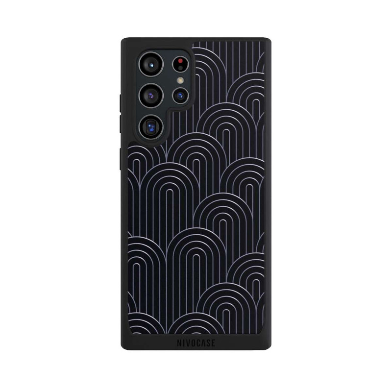 Galaxy S22 Ultra NIVOpure Art Deco Silber