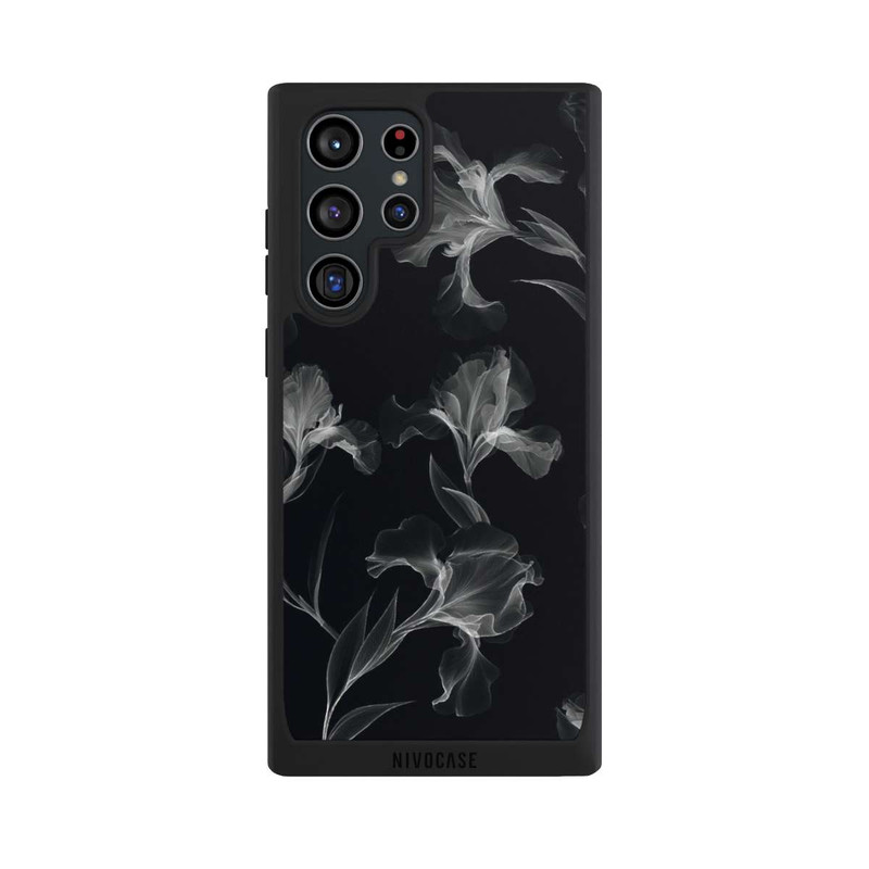 Galaxy S22 Ultra NIVOpure Fleurs en Noir et Blanc Radiographie