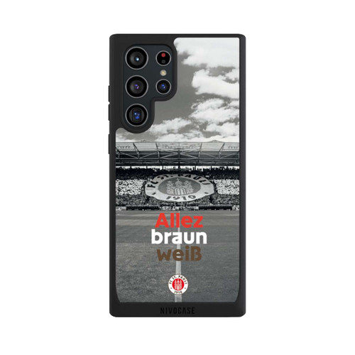 Samsung Galaxy S22 Ultra NIVOpure FC St. Pauli Allez braun weiss