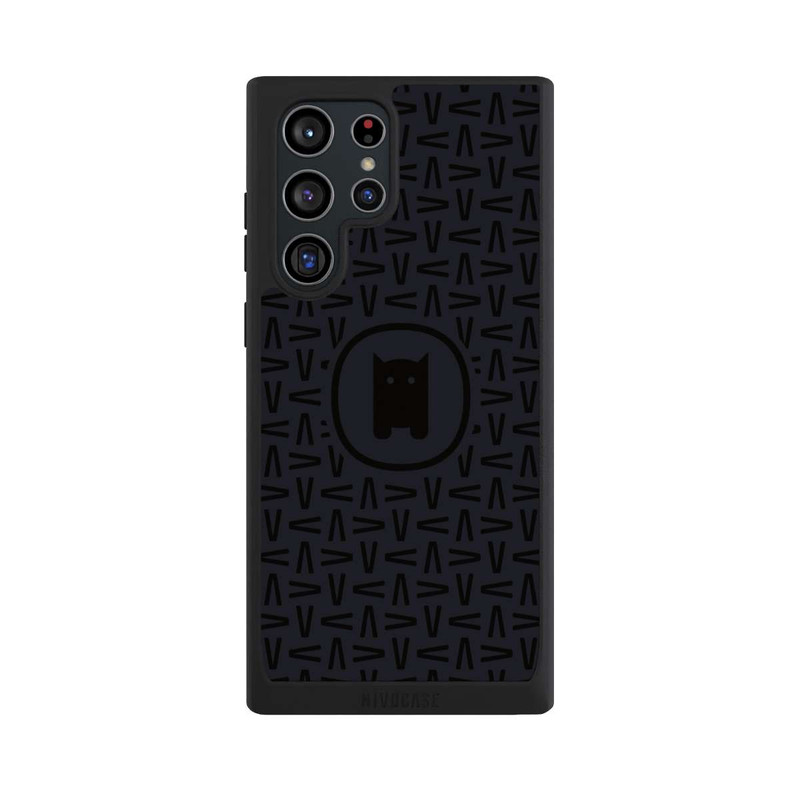 Galaxy S22 Ultra NIVOpure Nivocase Muster Schwarz Grau