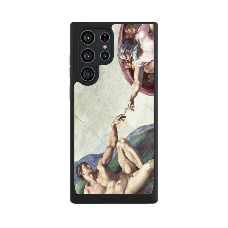 Galaxy S22 Ultra NIVOpure Michelangelo Buonarroti Création d'Adam