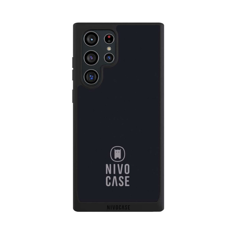 Galaxy S22 Ultra NIVOpure Nivocase Logo Black Grey
