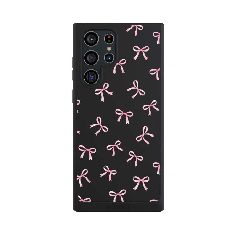 Galaxy S22 Ultra NIVOpure Rosa Schleifen transparent mit KI