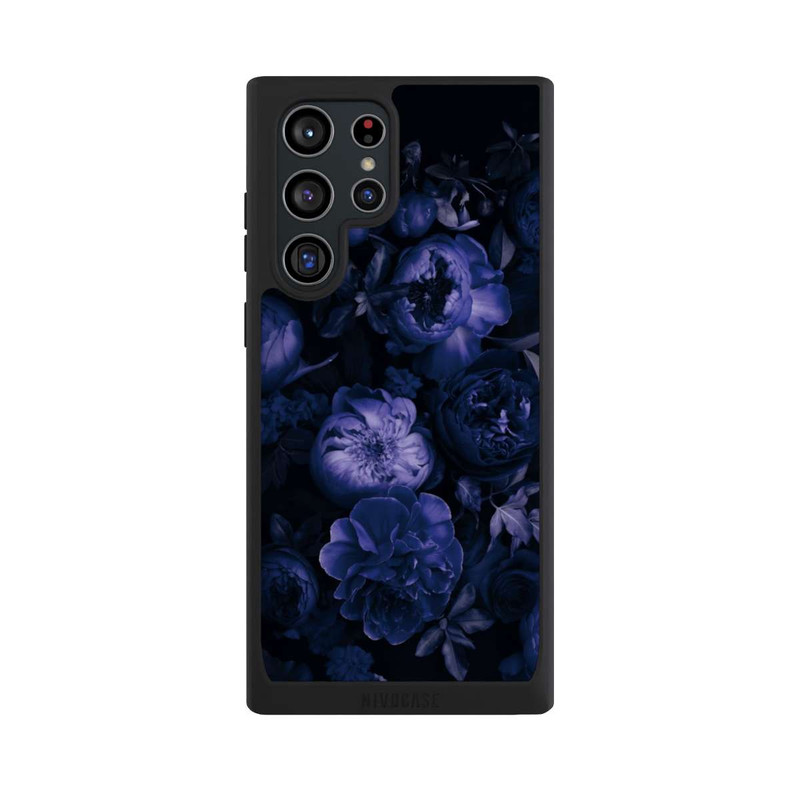 Galaxy S22 Ultra NIVOpure Victorian Grandeur Large Flowers Purple Mit KI