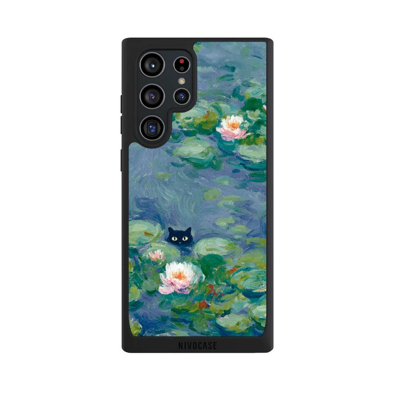 Galaxy S22 Ultra NIVOpure Chat dans l'Étang Monet Peinture