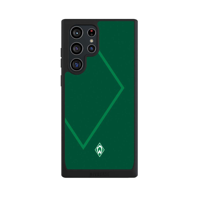 Galaxy S22 Ultra NIVOpure Werder Grün Rautenelement