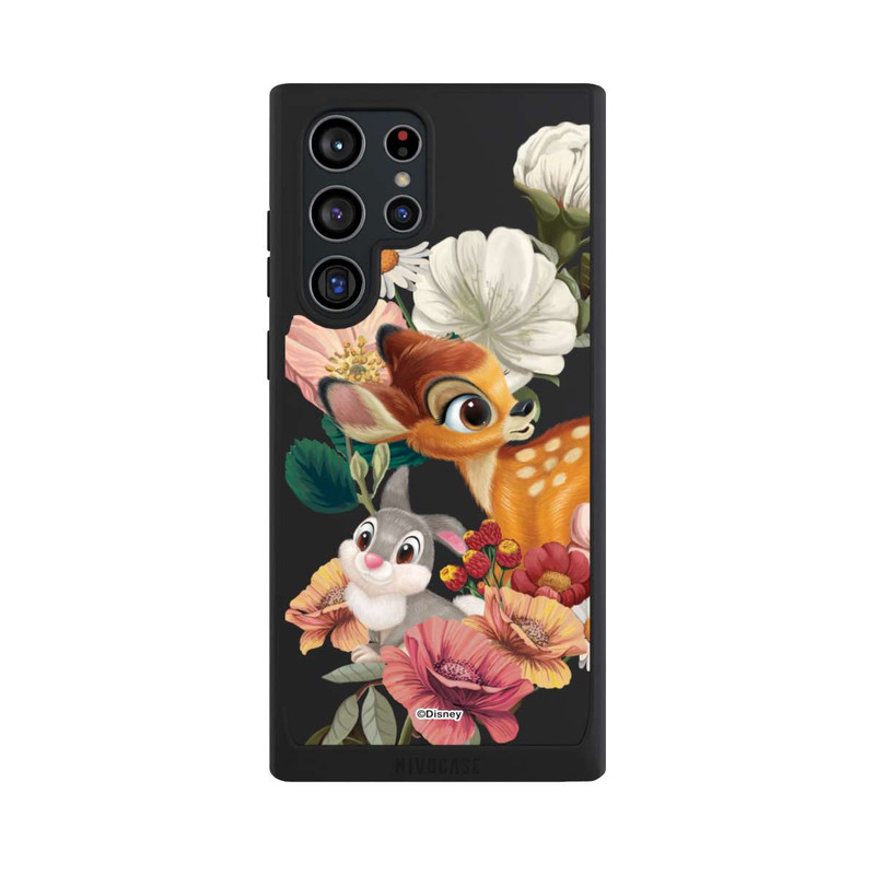 Galaxy S22 Ultra NIVOpure Bambi and Thumper Flowers Transparent