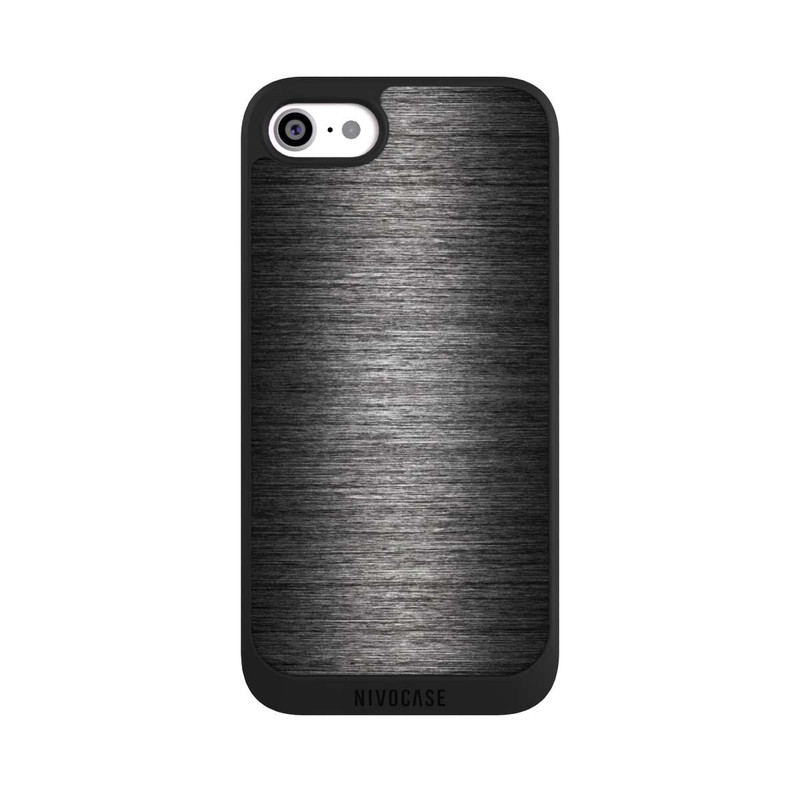 iPhone SE 2022 NIVOpure Metal Look - Anthrazit