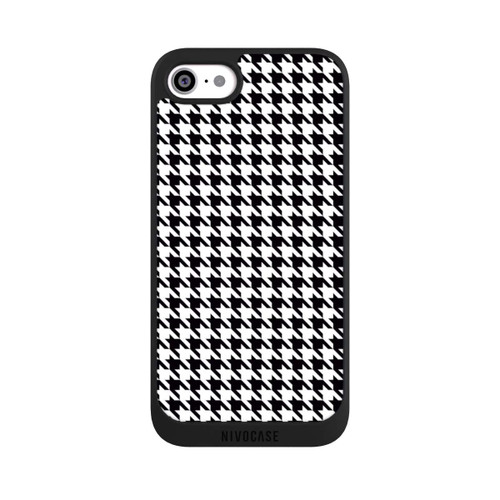 Apple iPhone SE (2022) NIVOpure Hahnentritt Schwarz Weiß