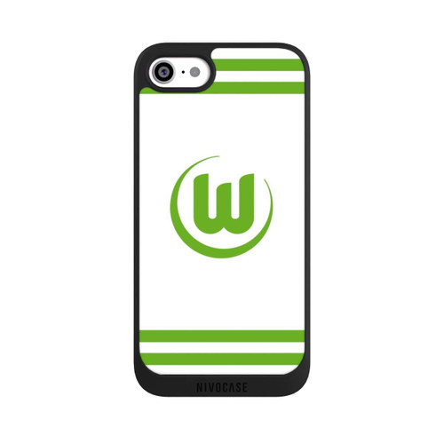 Apple iPhone SE (2022) NIVOpure VfL Wolfsburg Banderole Weiß