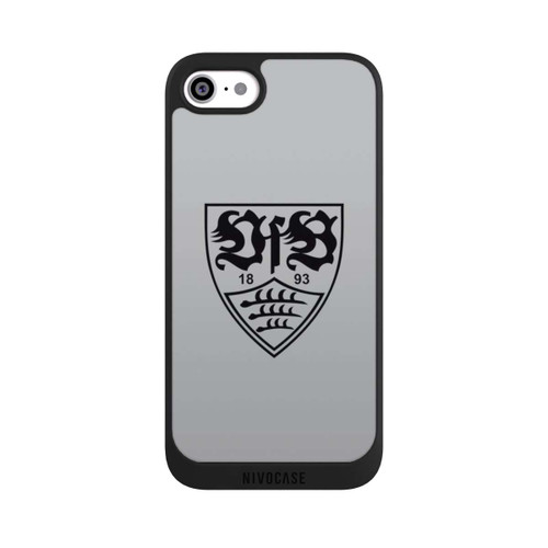 Apple iPhone SE (2022) NIVOpure VfB Stuttgart Wappen Grau