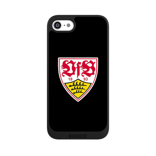 Apple iPhone SE (2022) NIVOpure VfB Stuttgart Wappen Schwarz