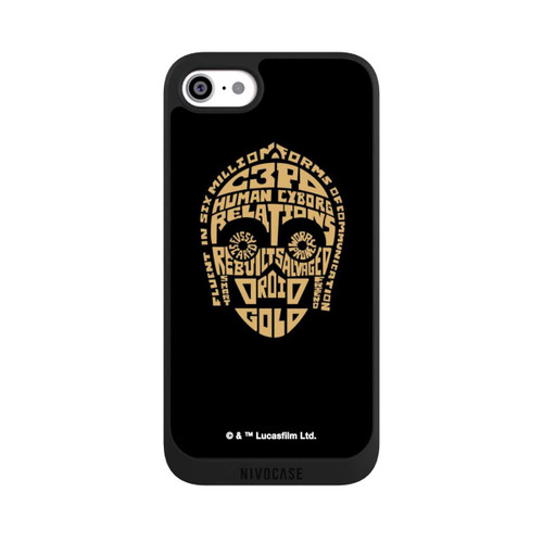 Apple iPhone SE (2022) NIVOpure C3PO Typo Grafisch