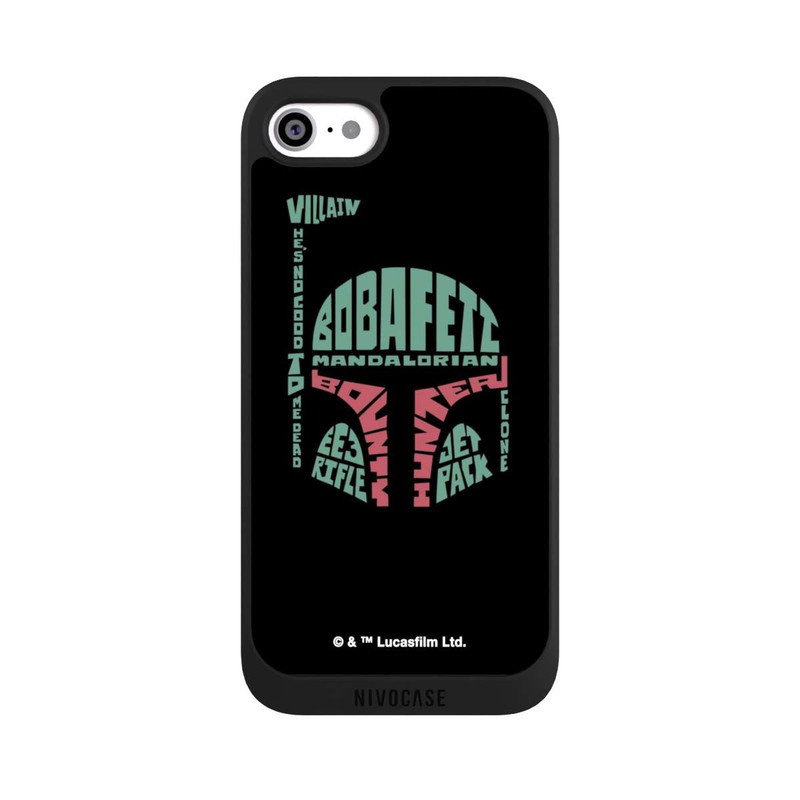 iPhone SE 2022 NIVOpure Boba Fett Typo Graphique