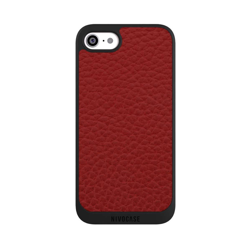 iPhone SE 2022 NIVOpure Cuir Marsala