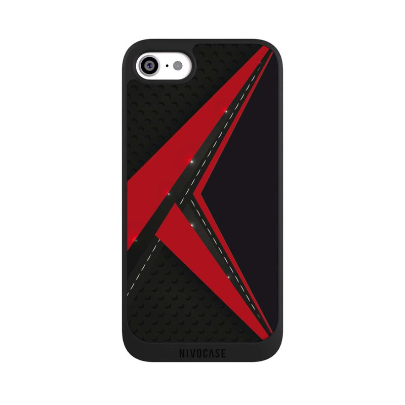 iPhone SE 2022 NIVOpure Carbon for Men - Red
